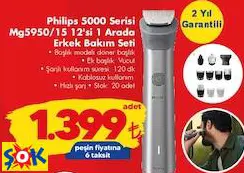 PHİLİPS 5000 SERİSİ MG5950/15 12'Sİ 1 ARADA ERKEK BAKIM SETİ